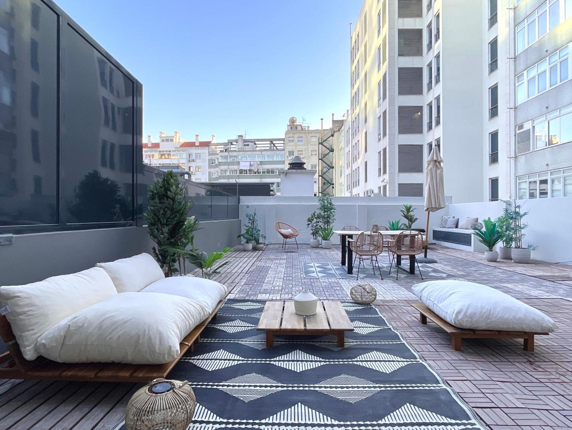 Casa Boma Lisboa - Brighting Apartment With Spacious Terrace - Alvalade III Bagian luar foto